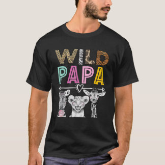 Vild Pappa Zoo Theme Birthday Safari Jungle Matchi T Shirt