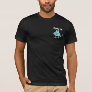 Vild Party I går kväll Monsters 2 Mörk T Shirt