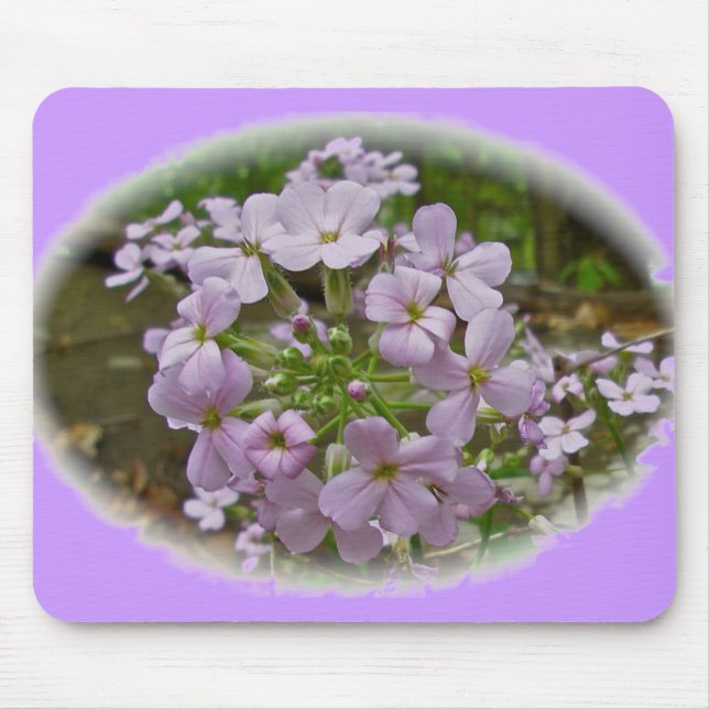 Vild Phlox Mousepad Musmatta (Framsidan)