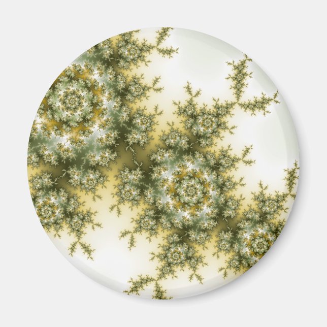 Vild Plant - Mandelbrot Fractal Art Magnet (Framsidan)