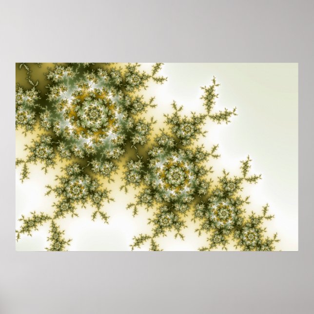 Vild Plant - Mandelbrot Fractal Art Poster (Framsidan)