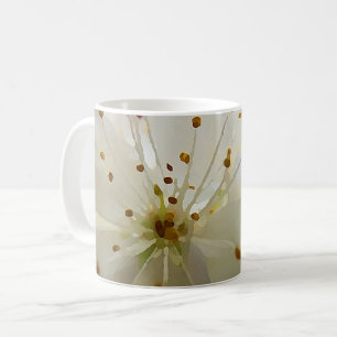 Vild Plum Blommars Impressionist Botaniskt verk Kaffemugg