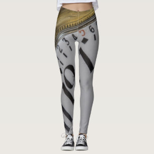 Vild Pocket Watch Ansikte Mode Leggings