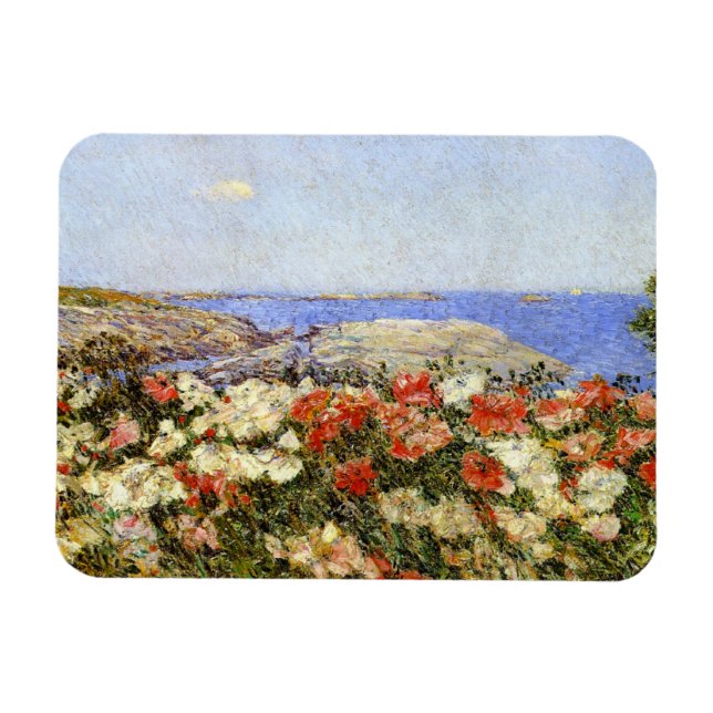 Vild Poppies på Shoals-öarna Magnet (Horisontell)