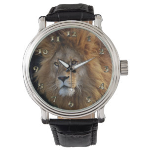 Vild Predator Lejon med Mane Armbandsur
