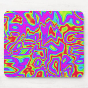 Vild Psychedelic Liquid Färg Musmatta