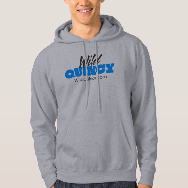 Vild Quincy Basic Logotyp Hoodie (Framsida)