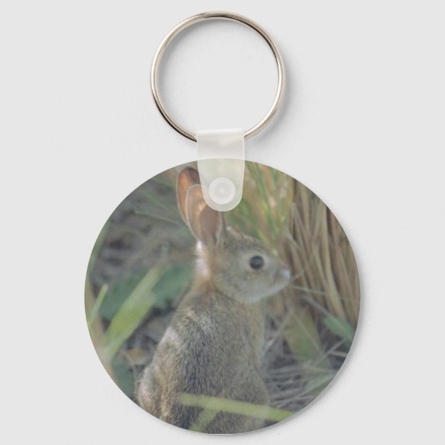 Vild Rabbit Nyckelring (Framsida)