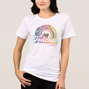 Vild Rainbow Vibes Fierce, Roligt och Fullt av hjä T Shirt