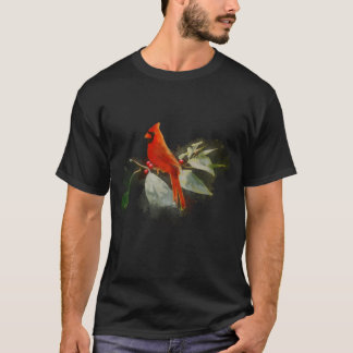 Vild Red Cardinal Bird T Shirt