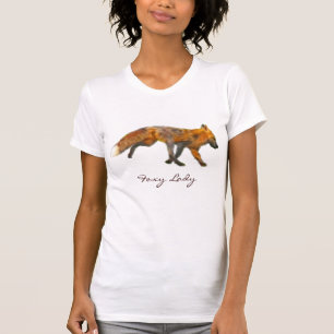 Vild Red Fox Wearable Art T Shirt