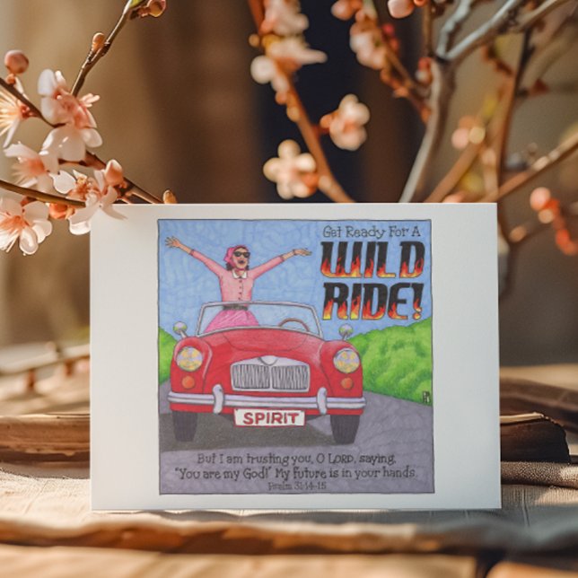 Vild Ride-inspirationskort Vykort (Skapare uppladdad)