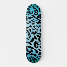 Vild Ride: Leopard Skin tryckt 7 3/4 Skateboard