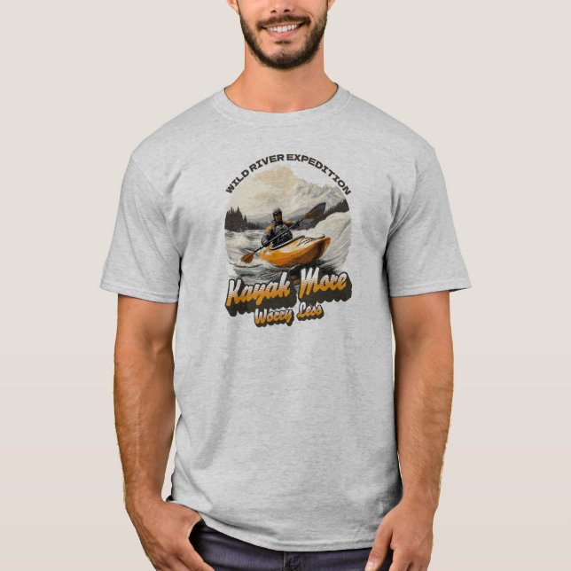 Vild River Expedition, Kayaking T-shirt (Framsida)
