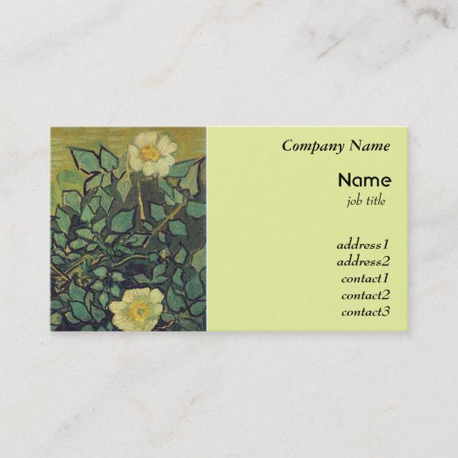 Vild Ro av Vincent van Gogh Visitkort (Framsida)