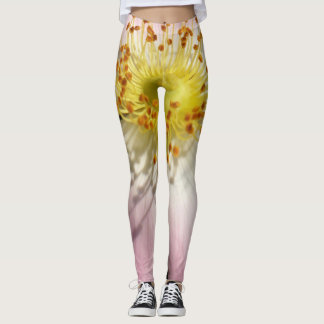 Vild ro blomma leggings