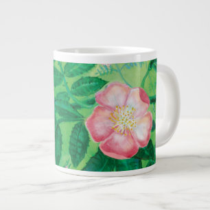 Vild ro blommor jumbo mugg