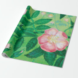 Vild ro blommor presentpapper