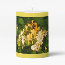 Vild Ro Honeysuckle Pillar Candle