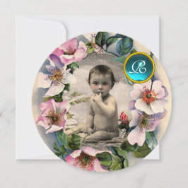 VILD RO,LAGRINGSFÄLT BABY SHOWER FOTO-MALL INBJUDNINGAR