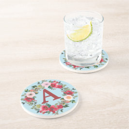 Vild Ro med Spun Sugar Blue Background Underlägg