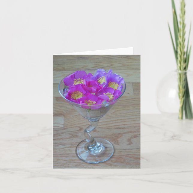 Vild Ro Note Card Kort (Framsida)