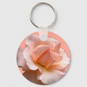 Vild Ro Nyckelrings Peach Ro Wildblomgåvor Nyckelring