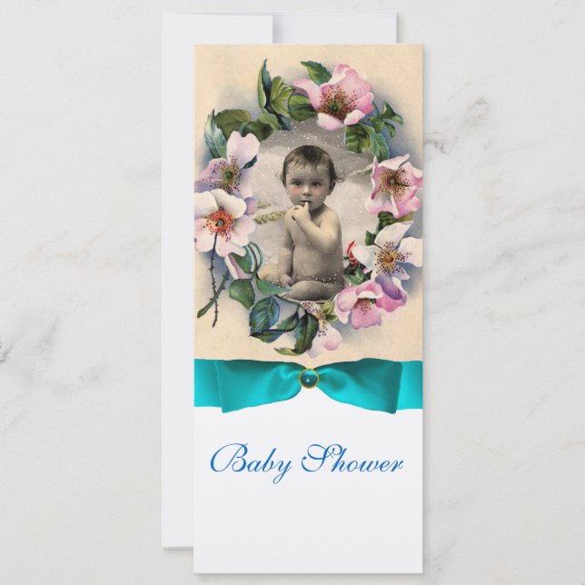 VILD RO OCH BLUE RIBBON FOTOMMALL MONOGRAM INBJUDNINGAR (Framsida)