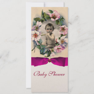 VILD RO OCH ROSA BOW BABY SHOWER FOTO MALL