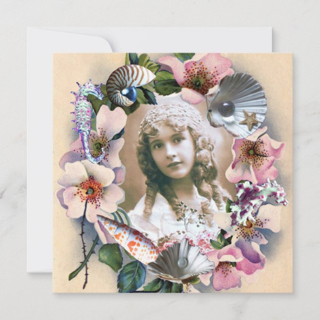 VILD RO OCH SNÄCKOR SVETTA 16 FOTOMALL INBJUDNINGAR (Framsida)