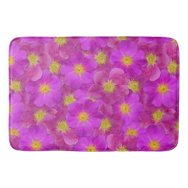 Vild Ro sjölösa Mönster Badrumsmatta (Framsidan)