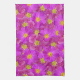 Vild Ro sjölösa Mönster Kökshandduk