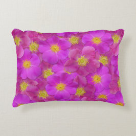 Vild Ro sjölösa Mönster Prydnadskudde