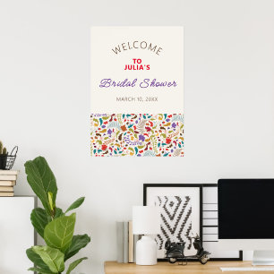 Vild Ro Skogen Exotisk Blomsterträdgård Bröllop Poster