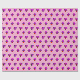 Vild Roar Gift Wrap - Rosa Panther Mönster Presentpapper