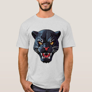 Vild rörande panter-maskot t shirt