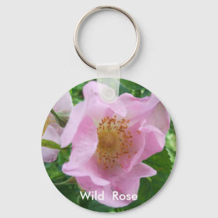 Vild rosa Keychain Nyckelring