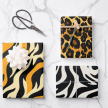 Vild Safari Animal Print Wrapping