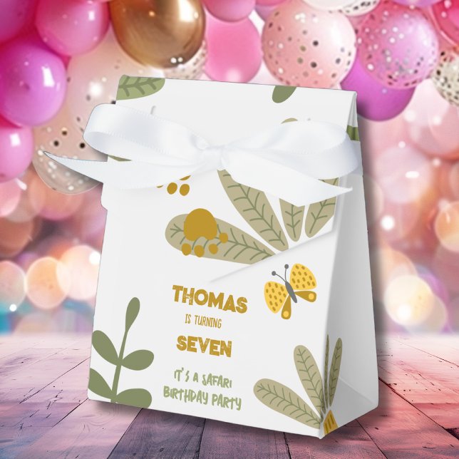 Vild safari barns födelsedag presentaskar (Skapare uppladdad)