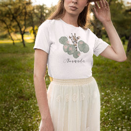 Vild Safari Giraffe Animal Women's T Shirt