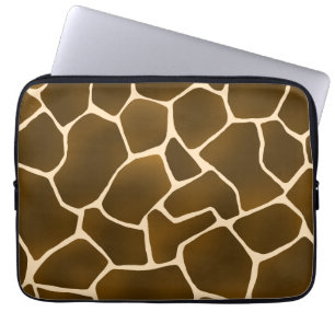 Vild Safari Natural Giraffe Print Laptop Fodral