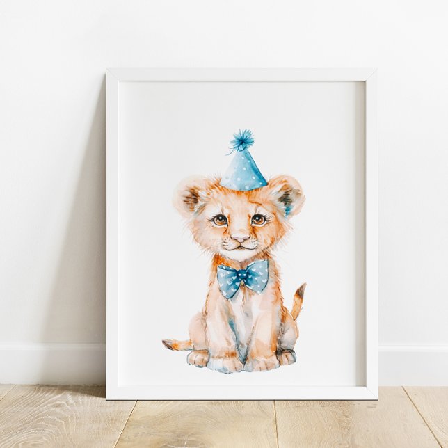 Vild Safari Party Lejona djur födelsedag Poster (Skapare uppladdad)