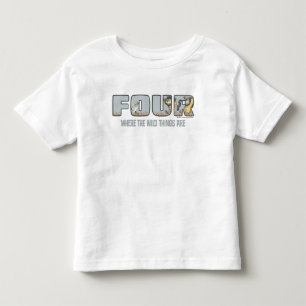 Vild Sak är fjärde födelsedag T Shirt