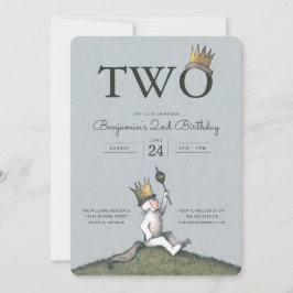 Vild Sak är födelsedag 2 Inbjudningar