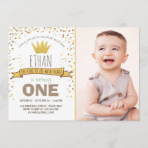 Vild sak födelsedag Boy Rustic krona