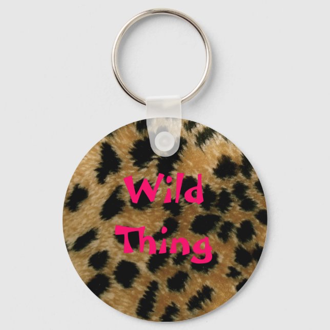 Vild Sak leopard-nyckelkedjan Nyckelring (Framsida)