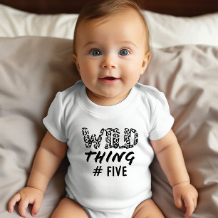 Vild Sak Nummer Citote Funny Leopard Skriv ut T Shirt