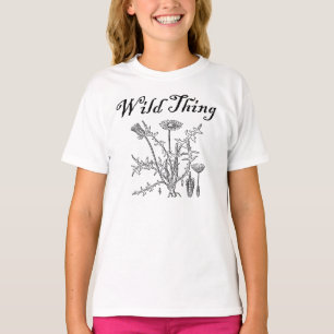 Vild Sak t-shirt med dandelion