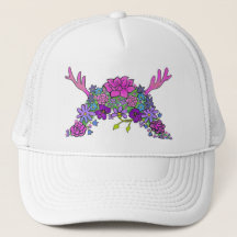 Vild Sak Vildblomma Drottning Trucker Hatt