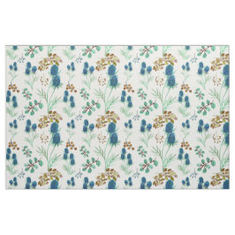 Vild Scottish Blue Thistle Flower Tyg